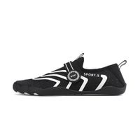 Zapatos para Piscina Negro/blanco