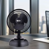 Ventilador de Mesa Negro 2 Velocidades