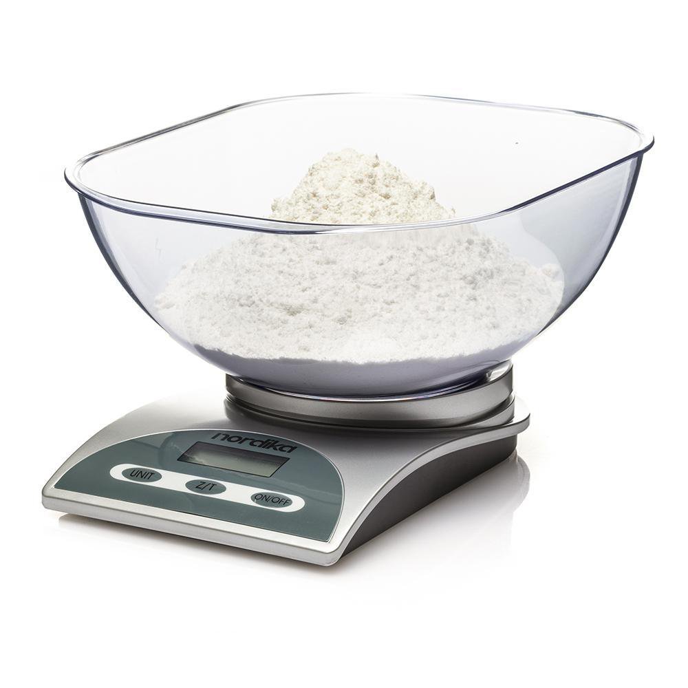 Balanza Electrónica para Cocina con Tazón de Vidrio