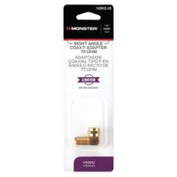 Adaptador Coaxial Angulo Recto de 75 Ohm