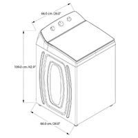 Lavadora Carga Superior 18 Kg 8MWTW1823WJM