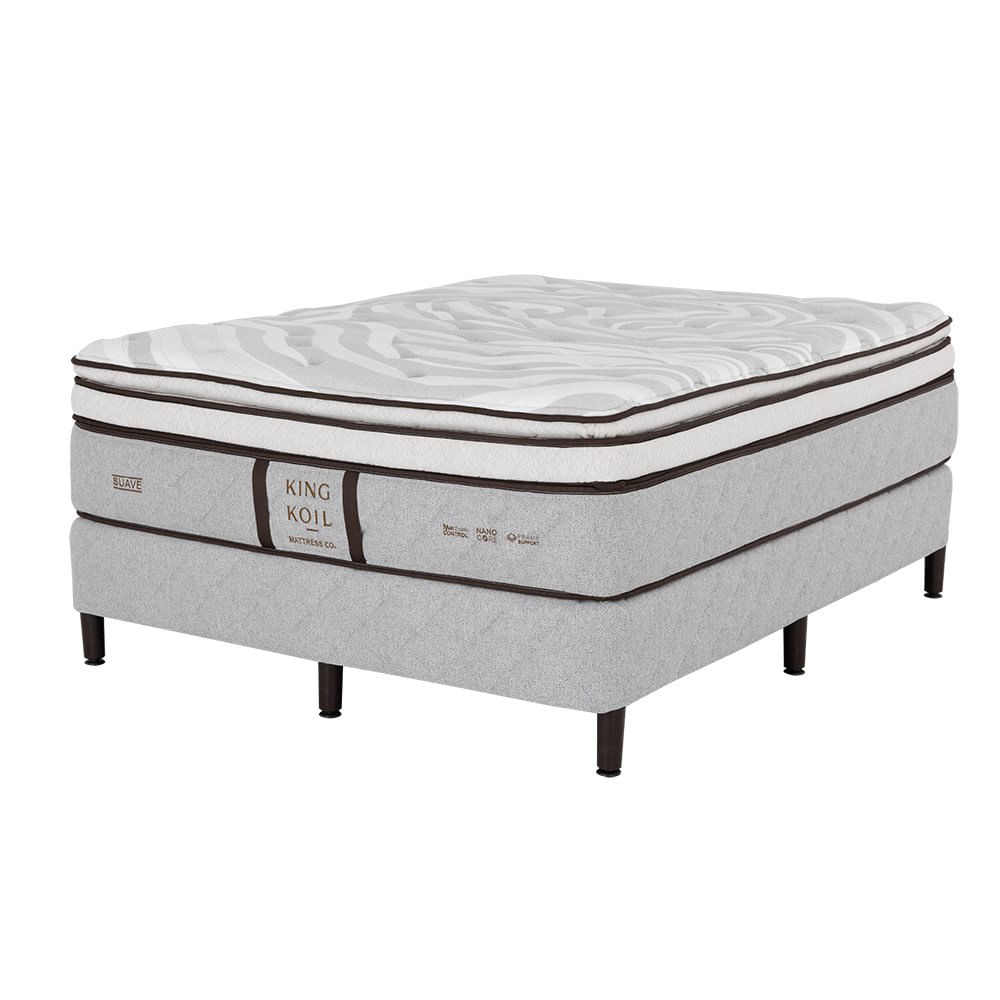 Set de Cama Colchón + Base Pure Home Suave - Varios Tamaños Matrimonial