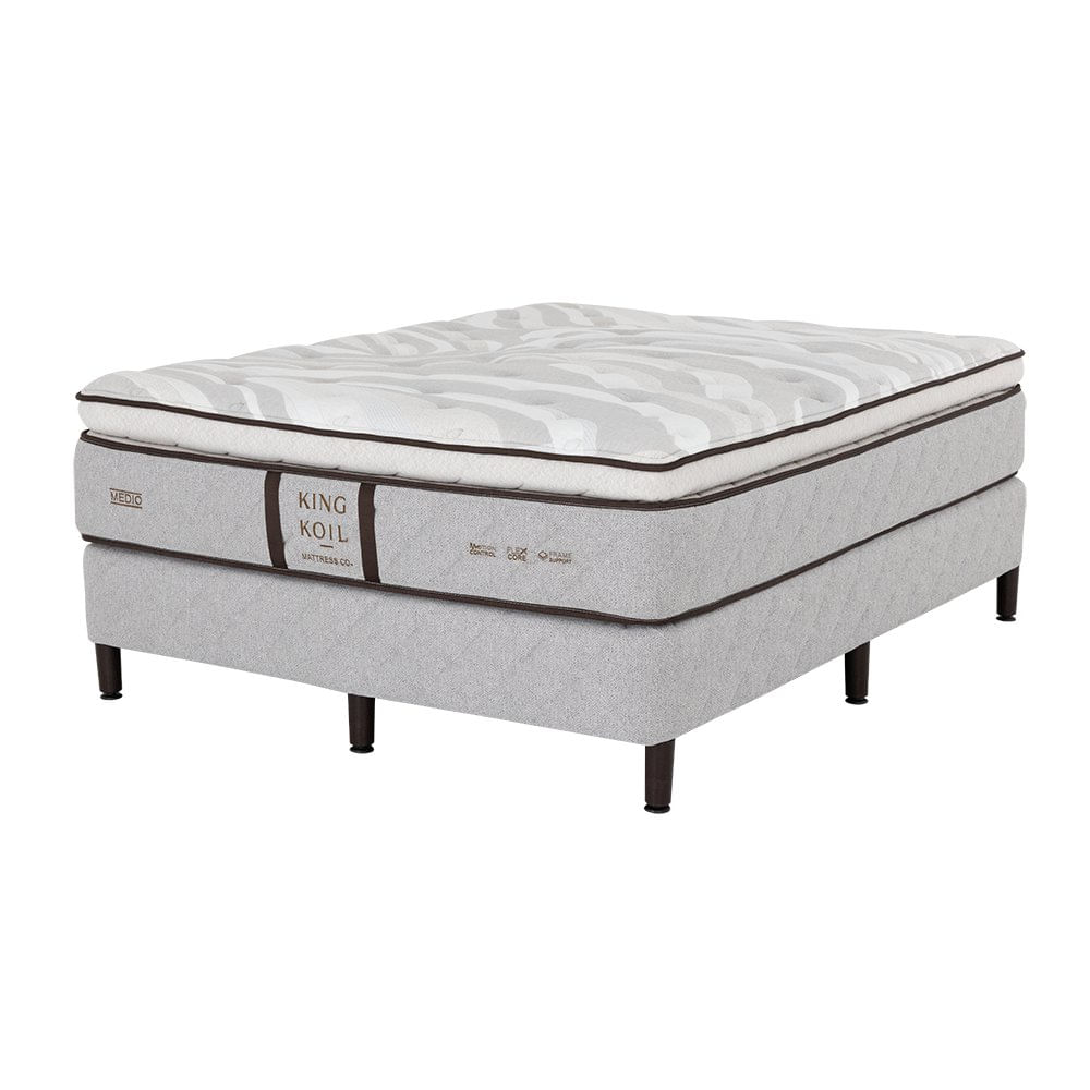 Set de Cama Colchón + Base Pure Home Medio - Varios Tamaños Matrimonial