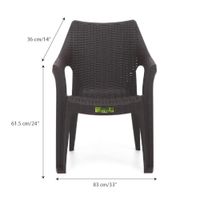 Silla Sofá Café Imitación Ratán