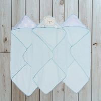 Set de Toallas con Capucha Azul