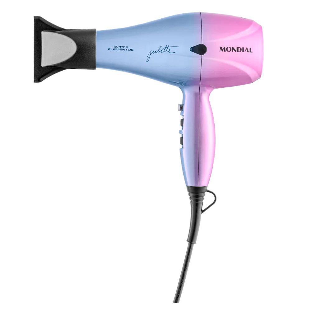 Secadora de Cabello Tornasol Color Celeste y Rosado
