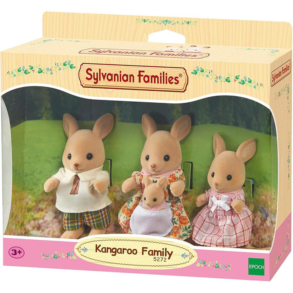 Set de Figuras Sylvanian Families Familia Canguro de 4 Piezas Sylvanian Families Familia C…