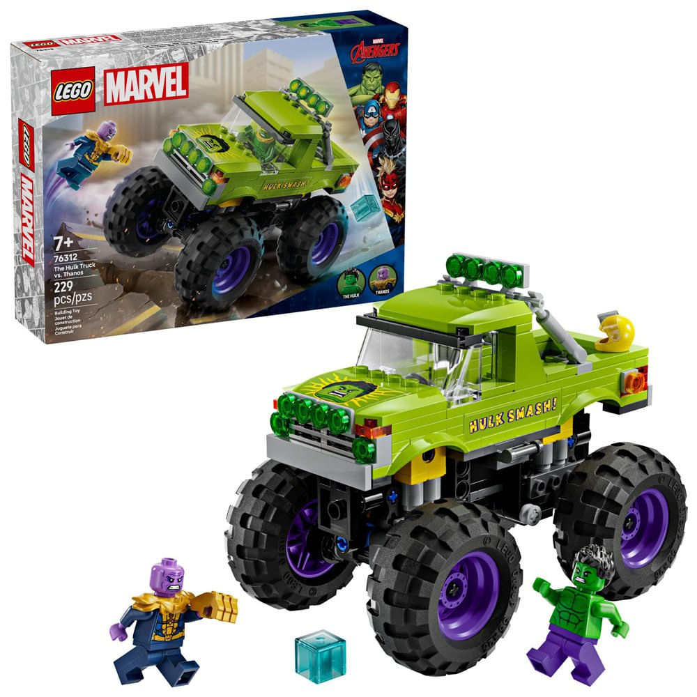 LEGO Marvel Camión de Hulk vs. Thanos #76312 de 229 Piezas
