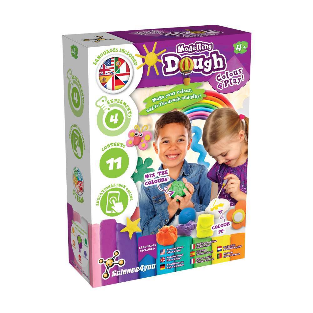 Set de Creación de Plasticina Colour & Play para 4+ Años Set de Plastilina Color N' Play
