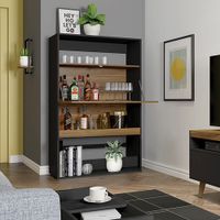 Estante Multiusos Isy Negro