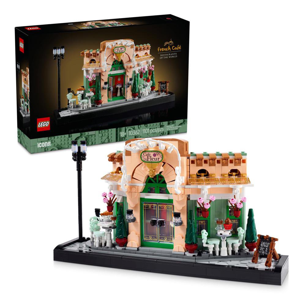 LEGO Icons Café Francés #10362 de 1101 Piezas