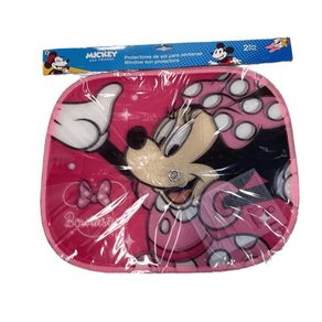 Set de 2 Protectores Solares para Auto Diseño Minnie Mouse