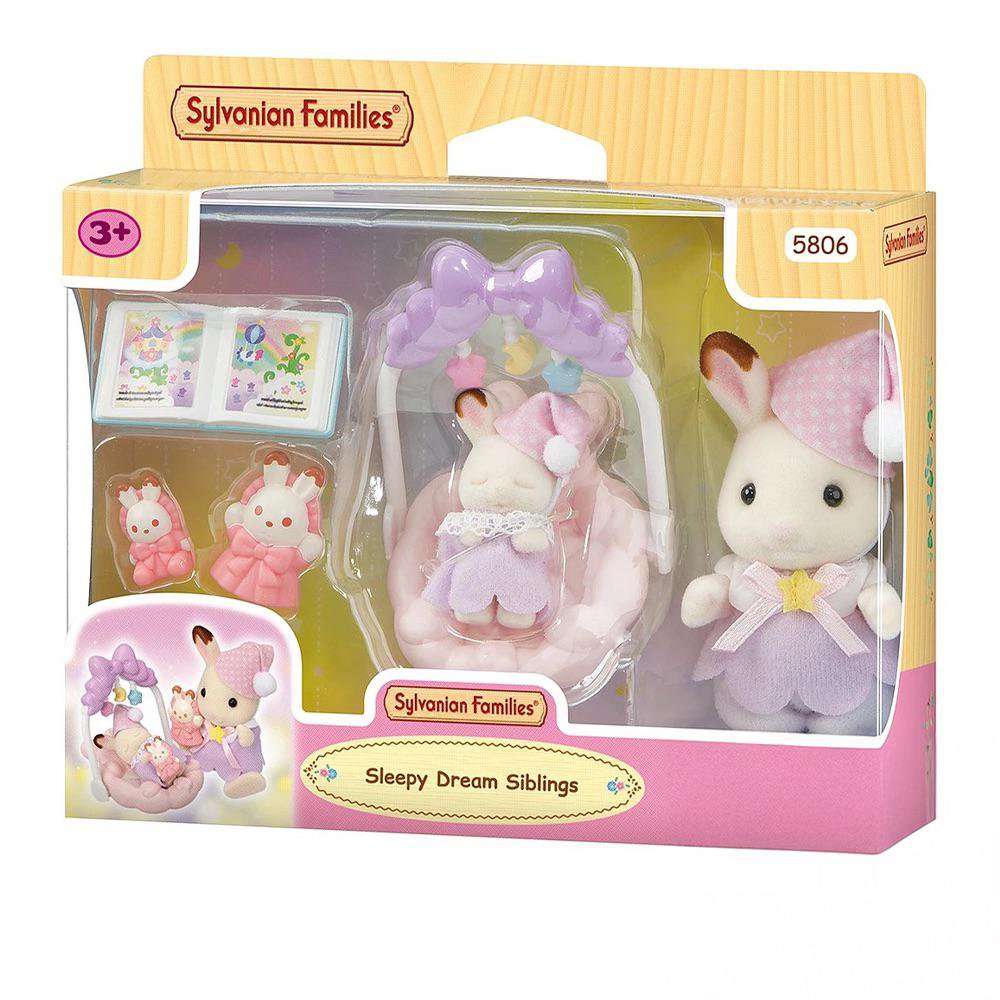 Set de Muebles Sylvanian Families Hora de Dormir de 5 Piezas Sylvanian Families Set Hora de Dormir