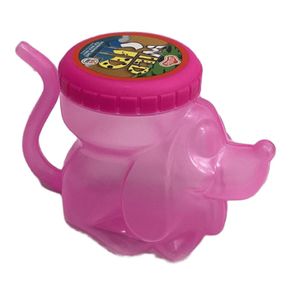 Pachón Infantil Diseño Perrito con Pajilla Rosado