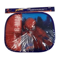 Set de 2 Protectores Solares para Auto Diseño Spider Man