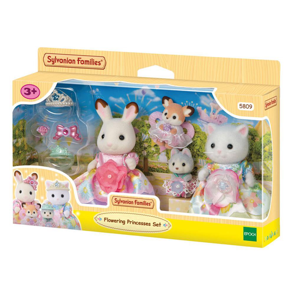 Set de Figuras Sylvanian Families Princesas de las Flores de 8 Piezas Sylvanian Families S…