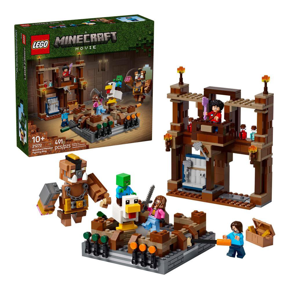 LEGO Minecraft Ring de Combate de la Mansión del Bosque #21272 de 491 Piezas