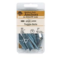 Set de 6 Tornillos con Mariposa 1/4x3 Plg