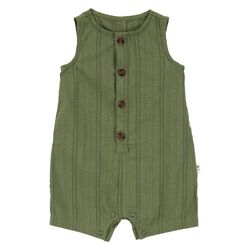 Romper Oliva Texturizado para Niño - Varias Tallas