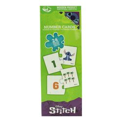 Tarjetas Didácticas de Números Diseño Stitch 24 Piezas