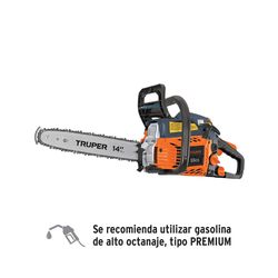 Motosierra a Gasolina 38 CC con Barra de 14