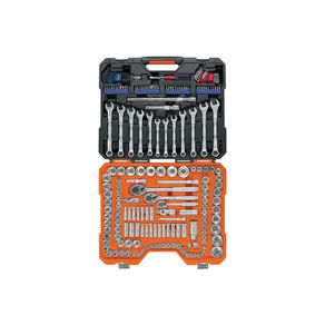 Set de Dados Cuadro 1/4, 3/8 y 1/2 Plg 199 Pzas