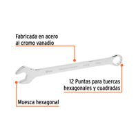 Llave Combinada Extralarga Milimétrica 27 X 385 Mm