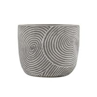 Veladora de Citronela Diseño  Espiral Gris