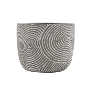Veladora de Citronela Diseño  Espiral Gris
