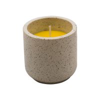 Candela de Citronela Blanca con Destellos