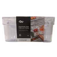 Organizador-Fresh-con-2-Canastas-2.2-Lts-Transparente