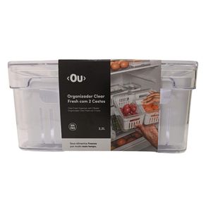 Organizador-Fresh-con-2-Canastas-2.2-Lts-Transparente