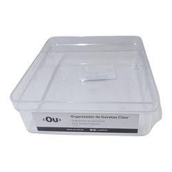 Organizador de Gavetas Transparente 15x15x5.6 cm