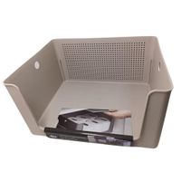 Caja Organizadora Flow Beige con Apertura 34x27x17.4 cm