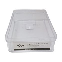 Organizador de Gavetas Transparente 22.5x15x5.6 cm