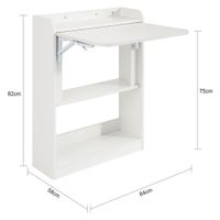 Escritorio de Pared Blanco