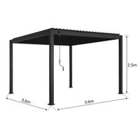 Pérgola Bioclimática Aluminio Modus