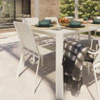 Mesa Extensible para Exterior Beige Lima Idaho