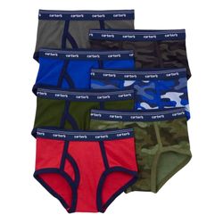 Paquete de 7 Calzoncillos para Niño con Rayas de Colores Primarios, Talla S