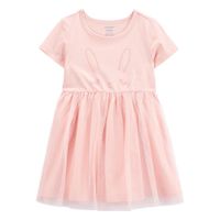 Vestido De Tul Rosa Conejito 18M
