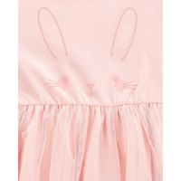 Vestido De Tul Rosa Conejito 18M