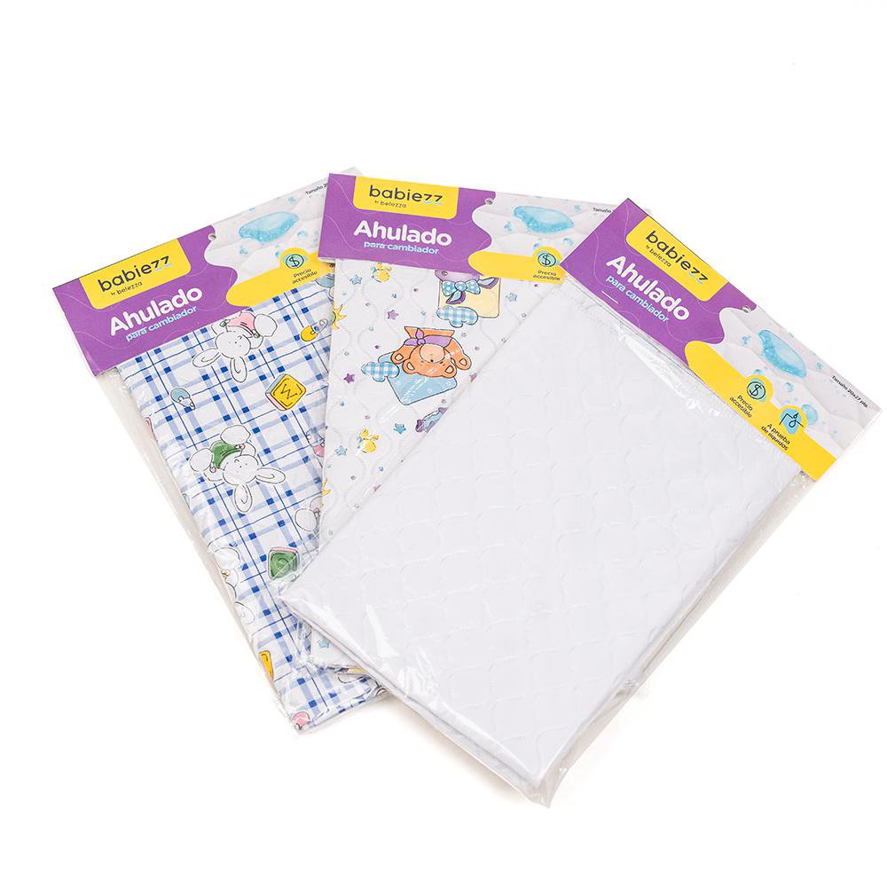 Protector Impermeable para Cambiador Babiezz Diseños Surtidos Manta Ahulada para Cambiador Diseños Surtidos