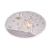 Alfombra Decorativa Circular Jirafa