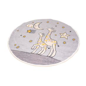 Alfombra Decorativa Circular Jirafa