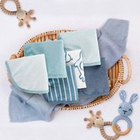 Set de Toallitas de Baño para Bebé 6 Pzas