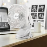 Ventilador para Escritorio Recargable Blanco