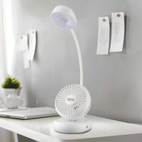 Ventilador para Escritorio Recargable Blanco