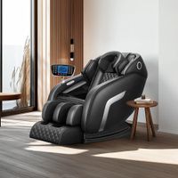 Sillón para Masajes Multifunción con Pantalla Negro