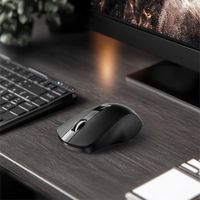 Mouse Inalámbrico Ultra Ergonómico Ergy Negro