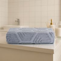 Toalla de Baño de Algodón Gris